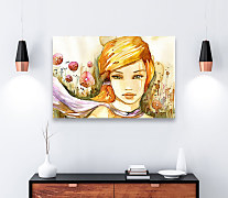 Obraz Dievča so šatkou zs1151